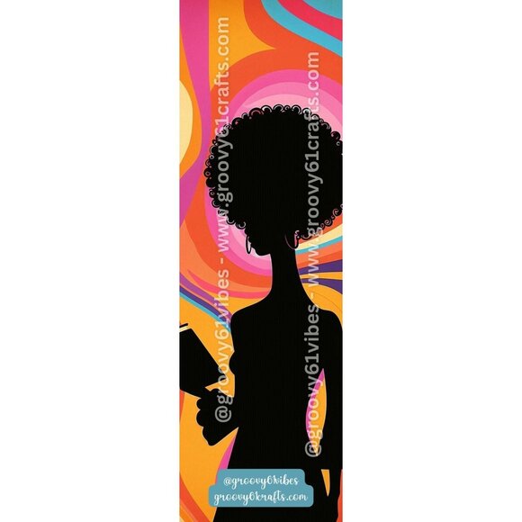 Groovy Reader Bookmark – Vintage Silhouettes for Women Who Love to Read (9-12) - Picture 4 of 5
